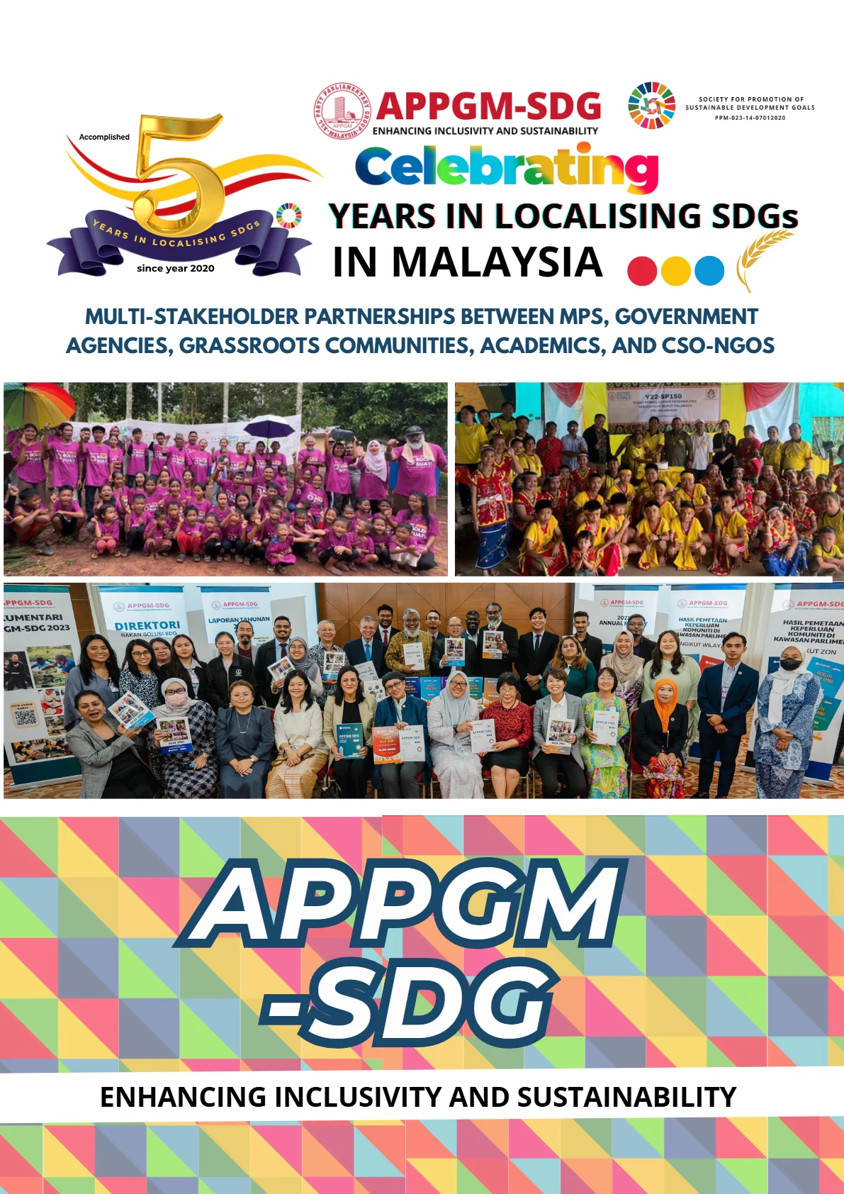 Cover - Celebrating 5 Years in Localising SDGs in Malaysia
