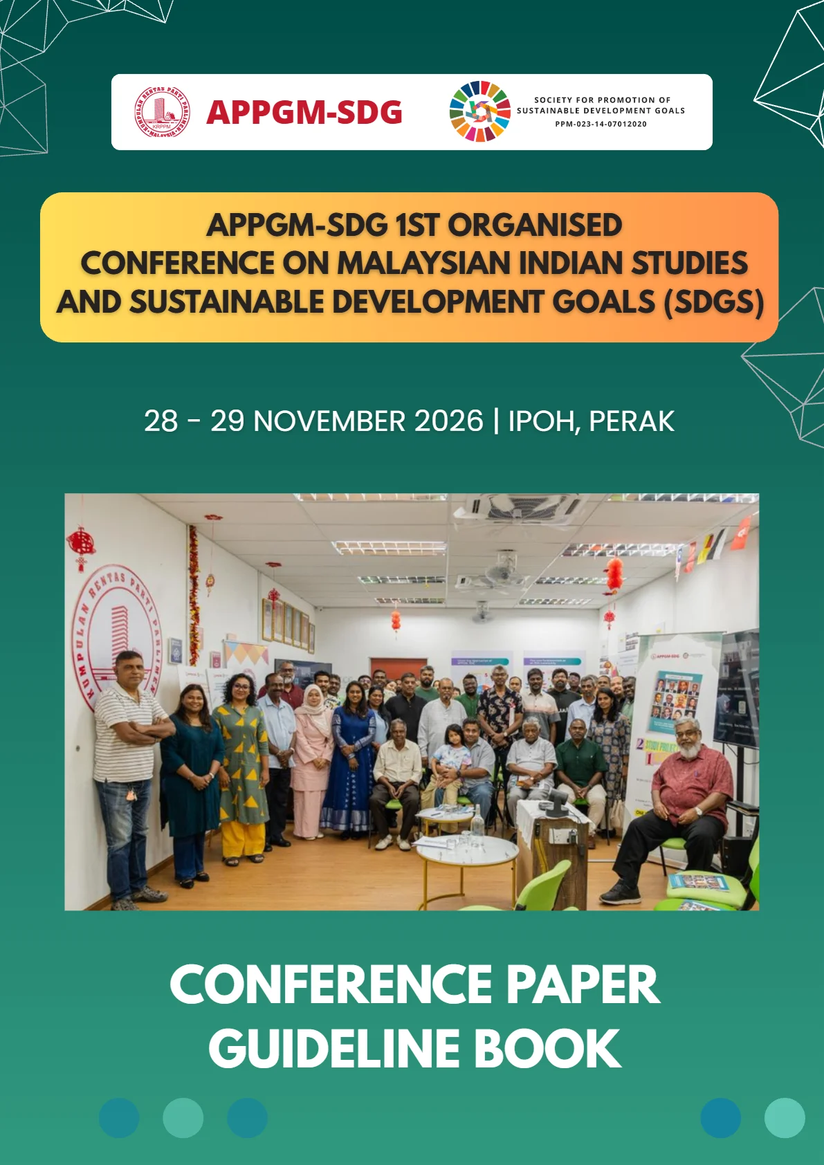 Cover - Conference on Malaysian Indian Studies and SDGs Conference Paper Guideline Book