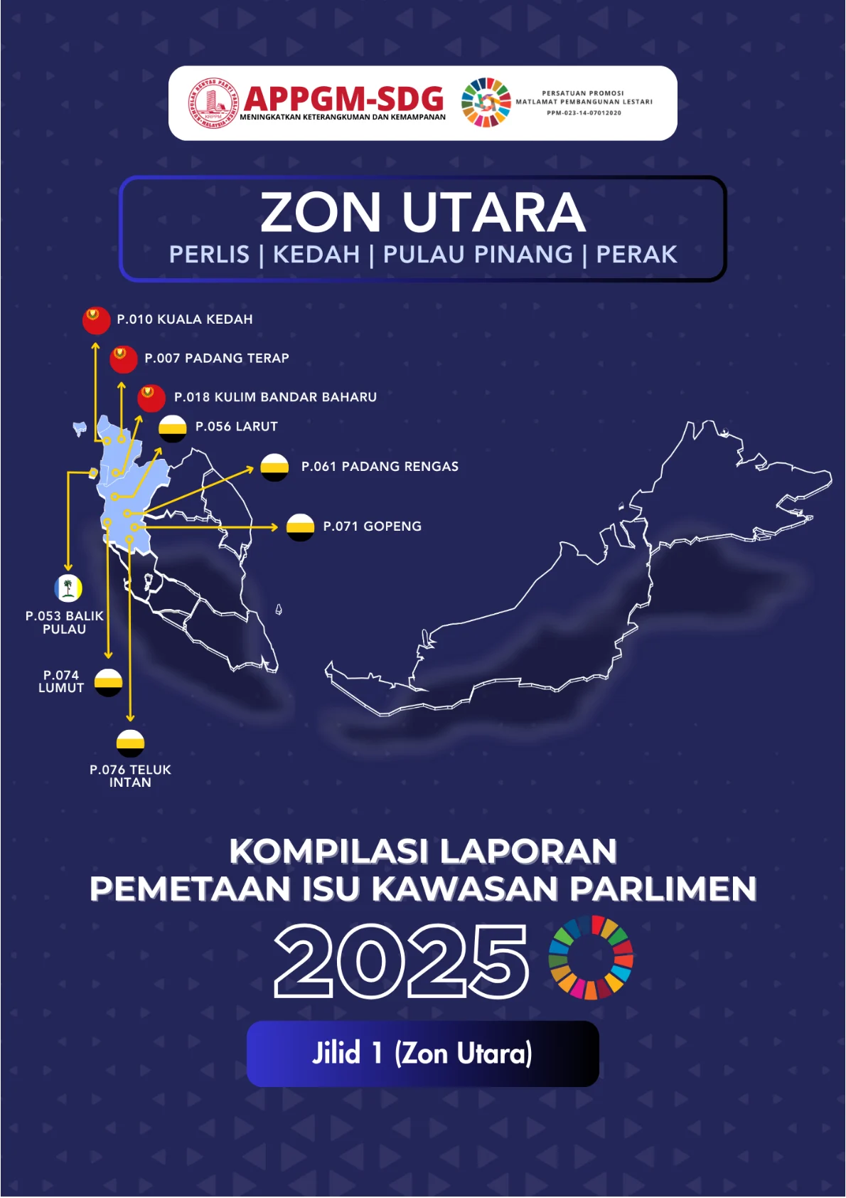 Cover - Jilid 1 Kompilasi Laporan Pemetaan Isu Kawasan Parlimen (Zon Utara)