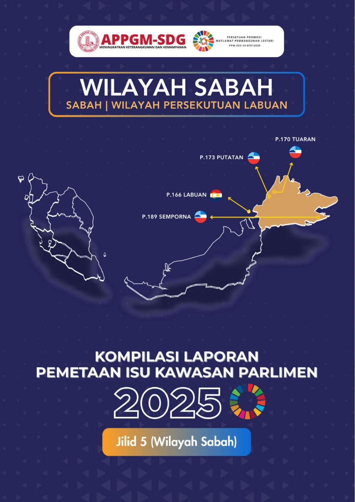 Cover - Jilid 5 Kompilasi Laporan Pemetaan Isu Kawasan Parlimen (Wilayah Sabah)