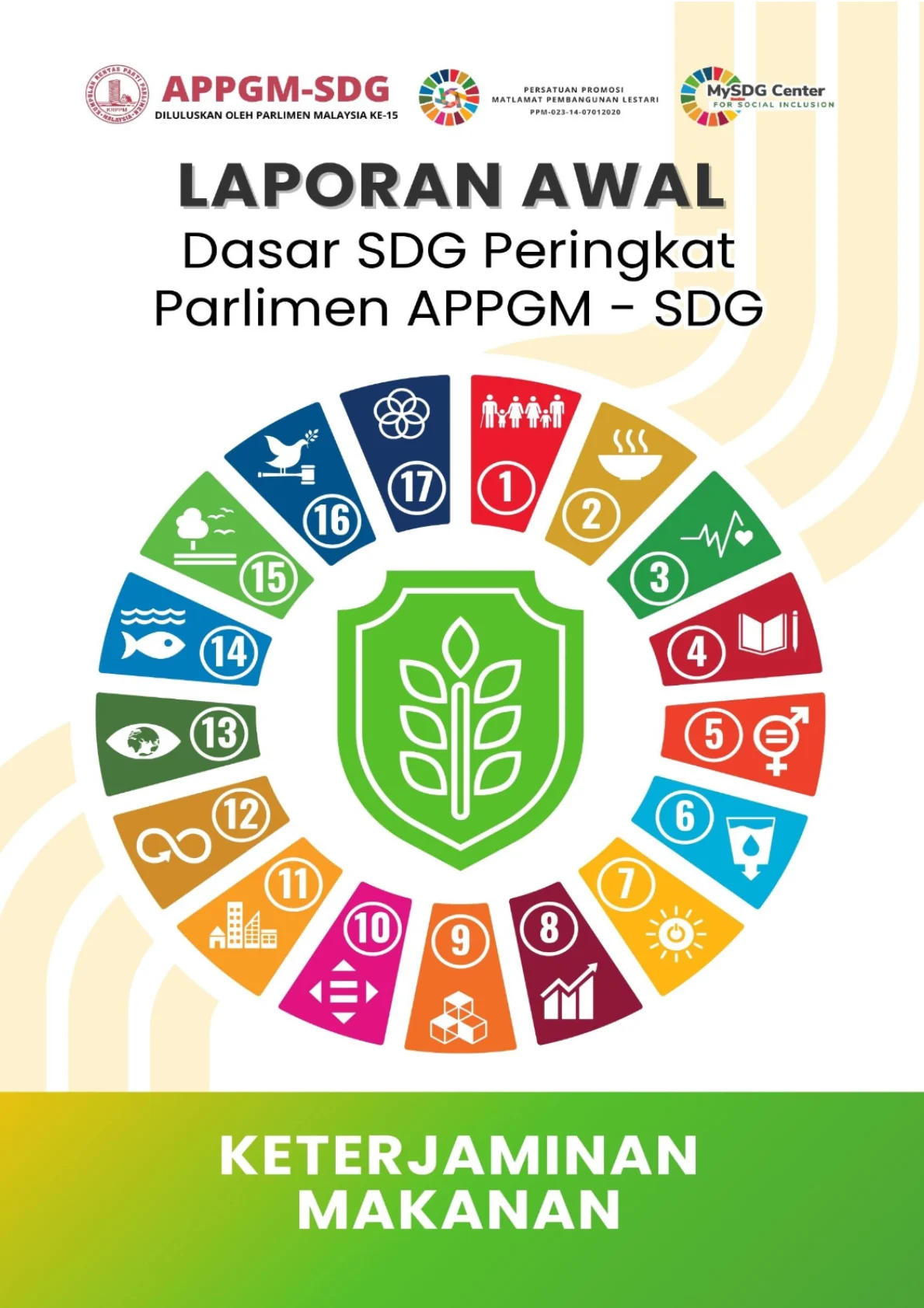Cover - Laporan Awal Dasar SDG Peringkat Parlimen APPGM-SDG - Keterjaminan-Makanan 1