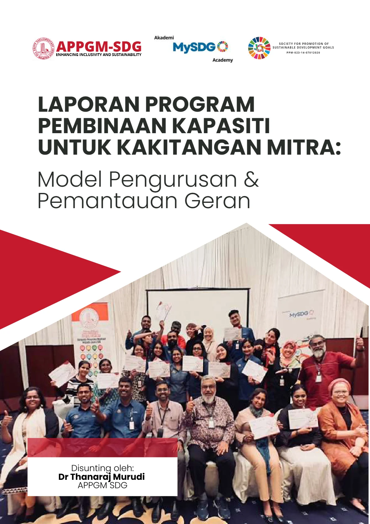 Cover - Laporan Program Pembinaan Kapasiti untuk Kakitangan MITRA Model Pengurusan & Pemantauan Geran