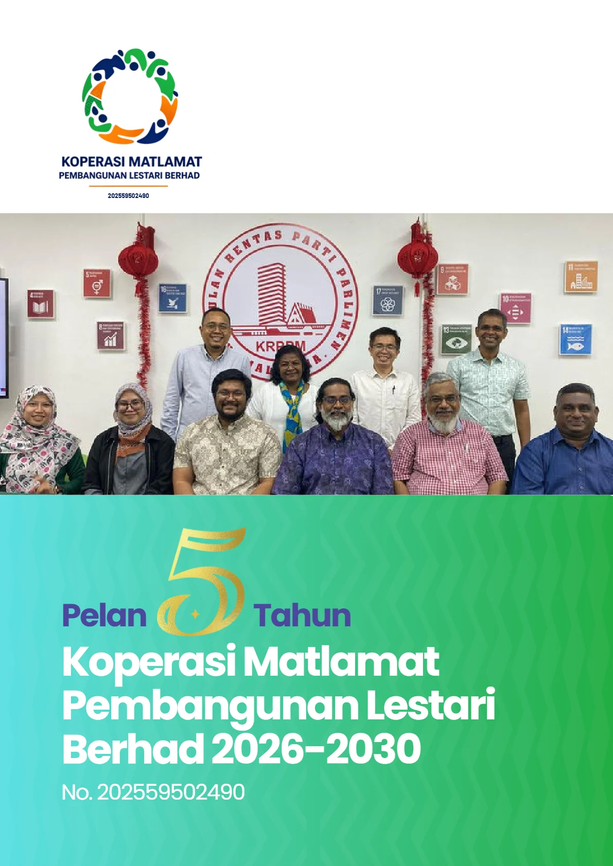 Cover - Pelan Lima Tahun Koperasi Matlamat Pembangunan Lestari Berhad 2026-2030