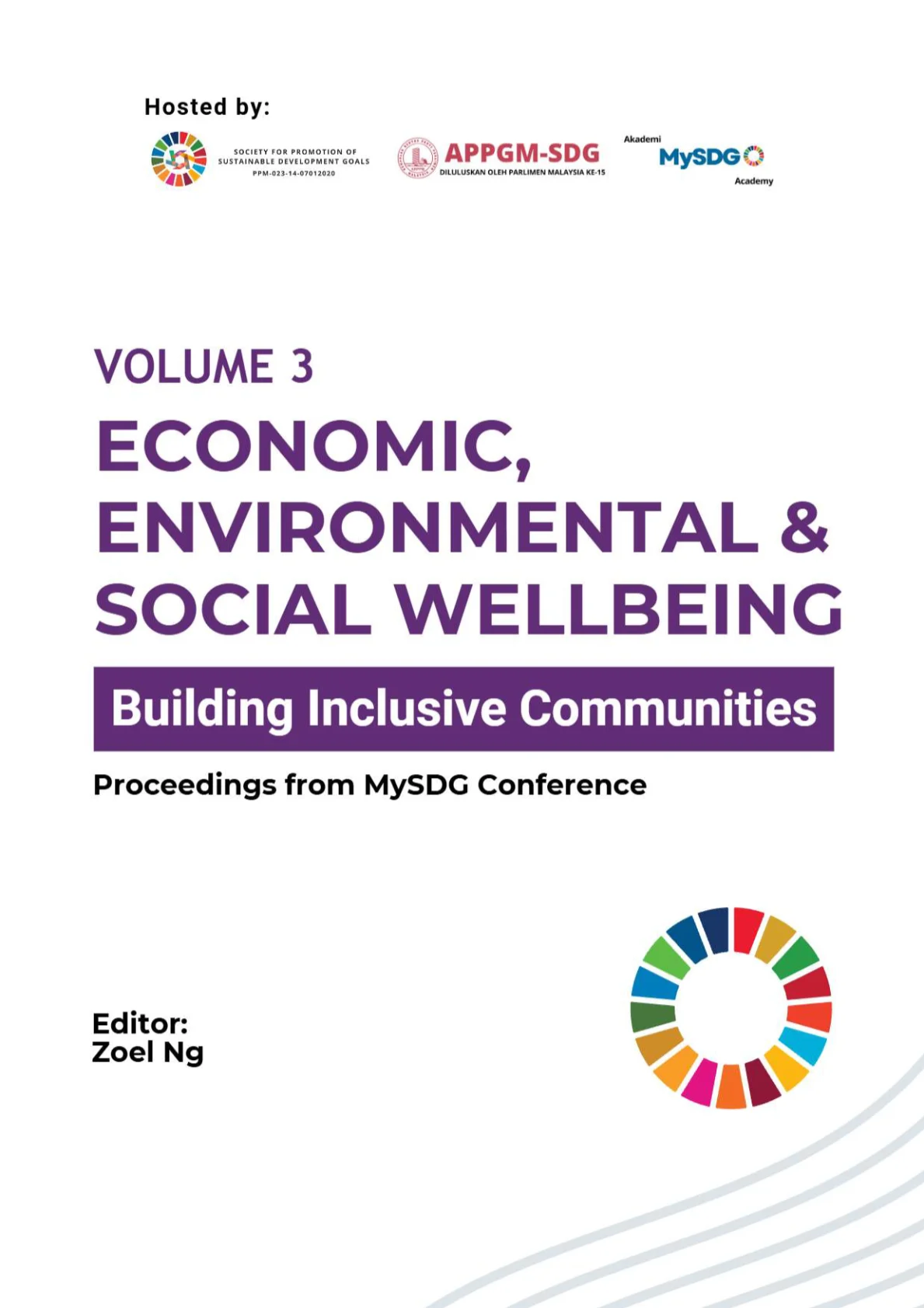 Cover - Volume 3 -Economic Environmental Social Wellbeing
