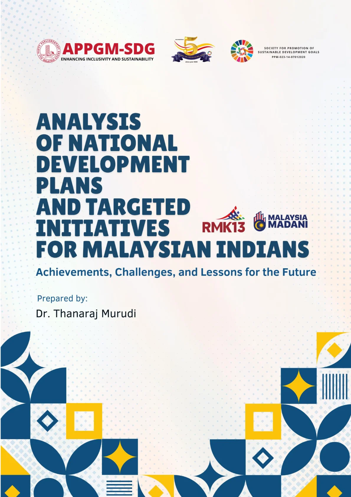 Cover - Analysis of National Development Plans and Targeted Initiatives for Malaysian Indians